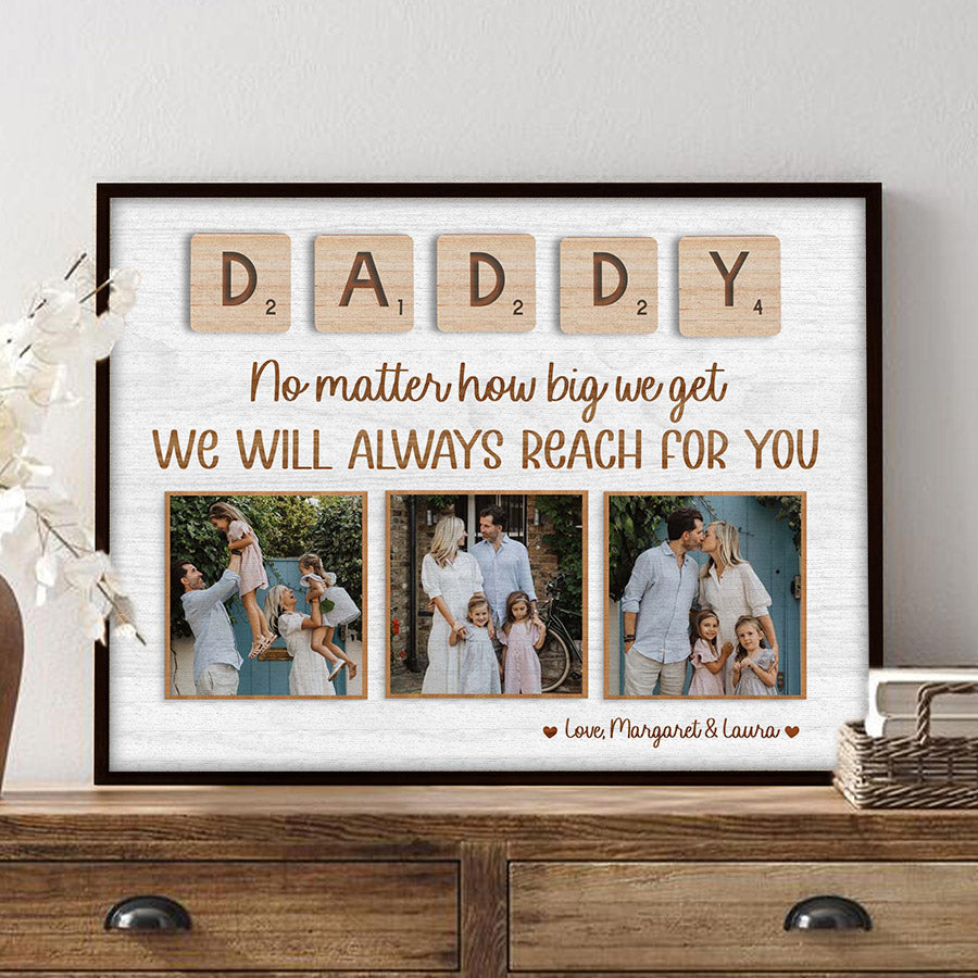 Personalized Dad Canvas - Father's Day Gift Idea for Dad from Son - To My Dad main image 1