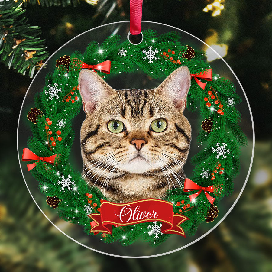 Cat Photo Ornament