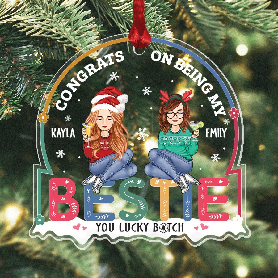 Personalized Best Friend Ornaments