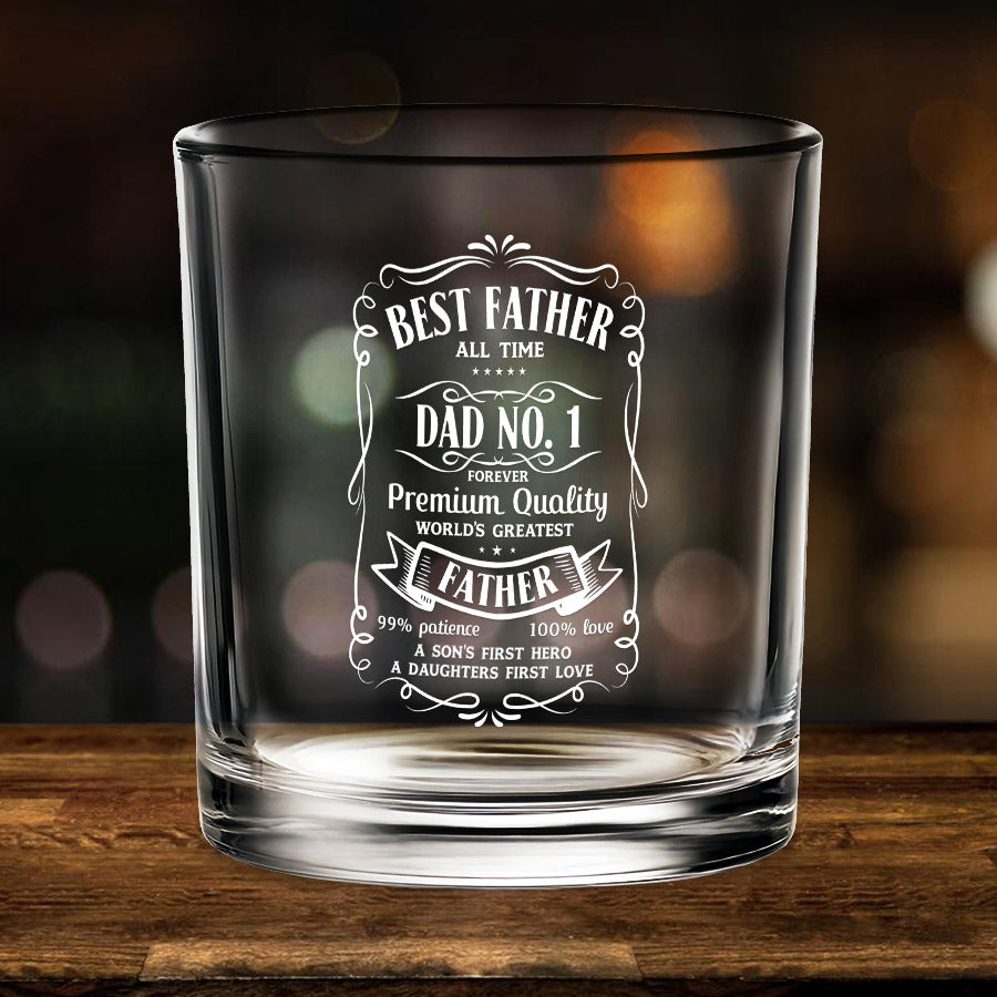 Cool Dad Gift Glass