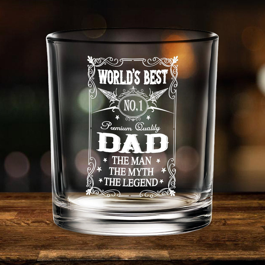 Custom Father’s Day Whiskey Glasses