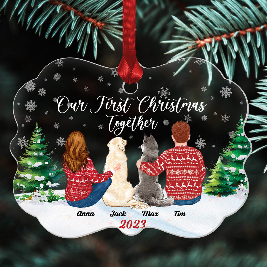 Personalized Christmas Ornaments for Couples