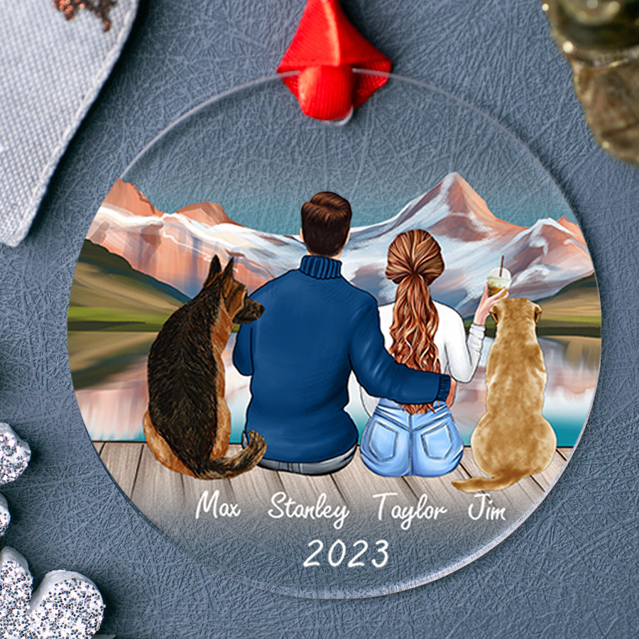 Personalized Christmas Ornaments for Couples