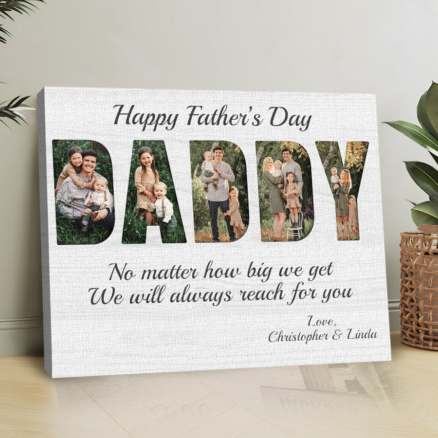 Personalized Fathers Day Gift | Father’S Day Gift Custom | Canvas For ...