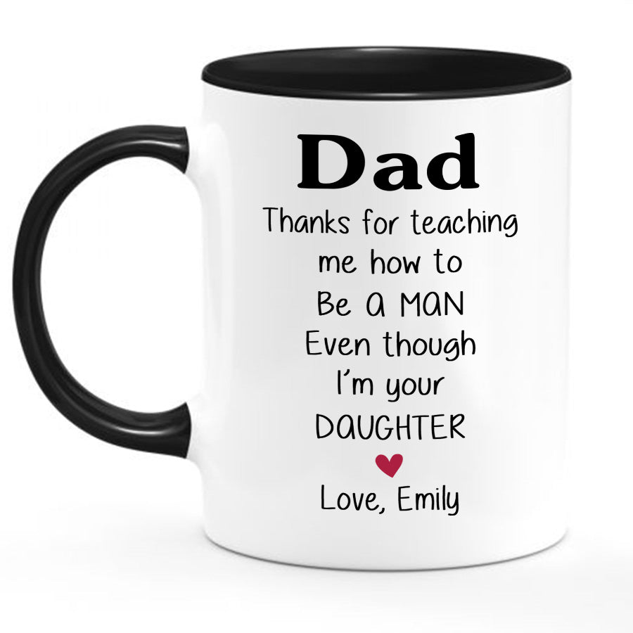 Custom Fathers Day Mug