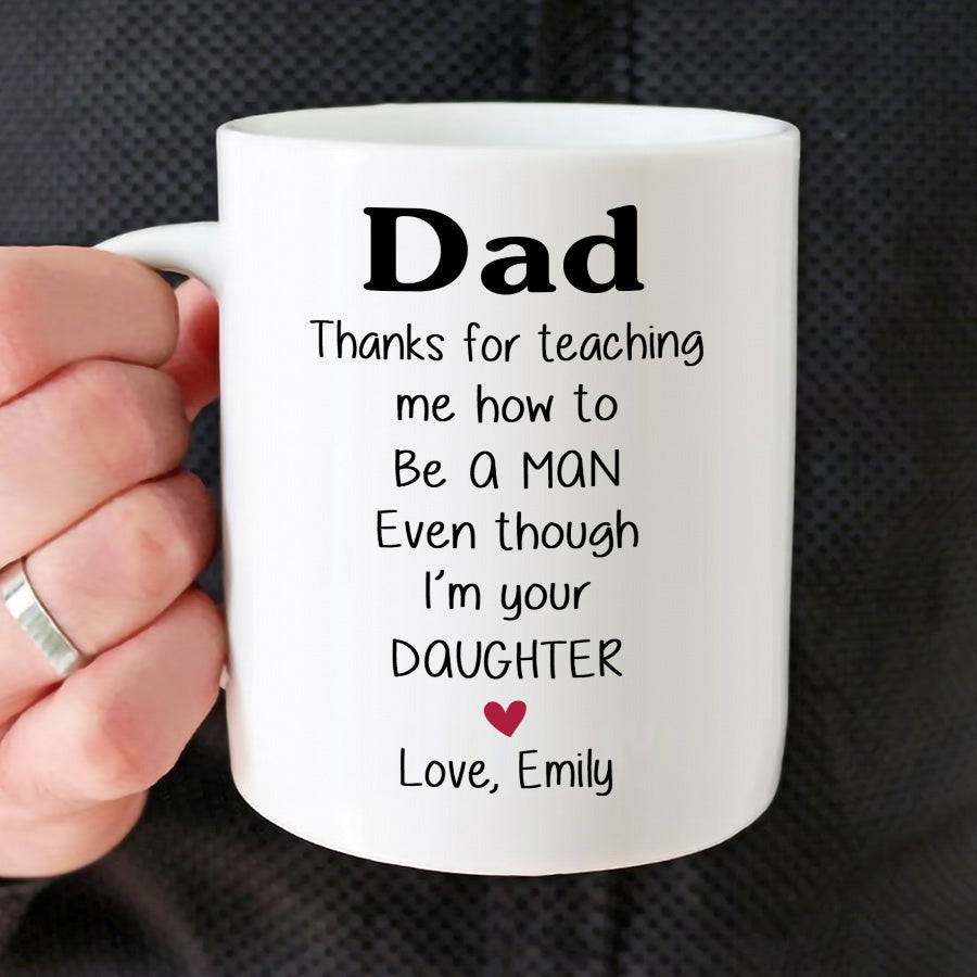Custom Fathers Day Mug