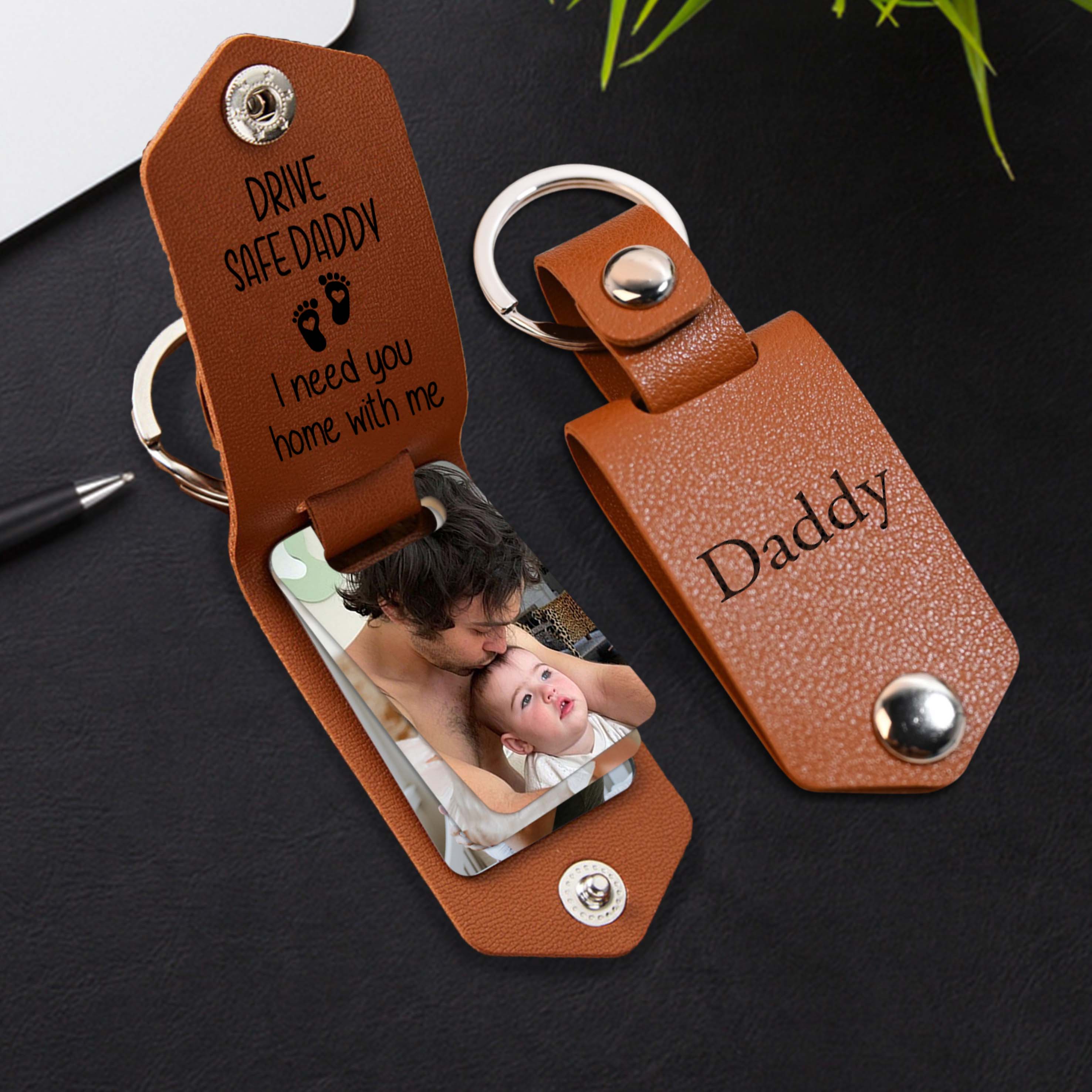 Custom Dad Keychain