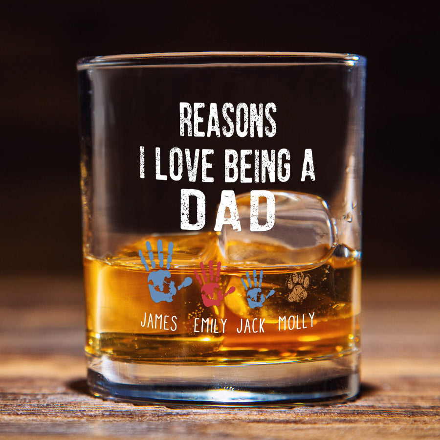 Personalised Father’s Day Whiskey Glass