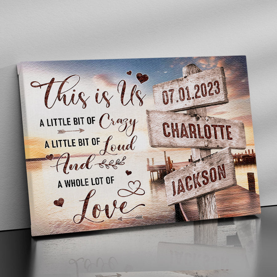 Custom Street Signs Canvas