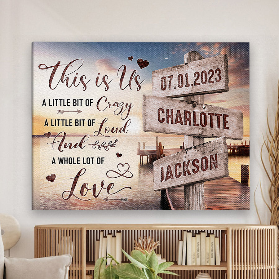 Custom Street Signs Canvas