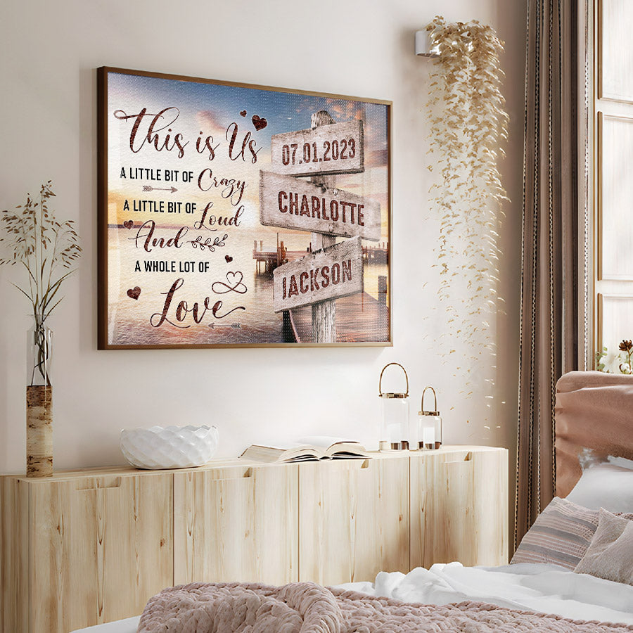 Custom Street Signs Canvas