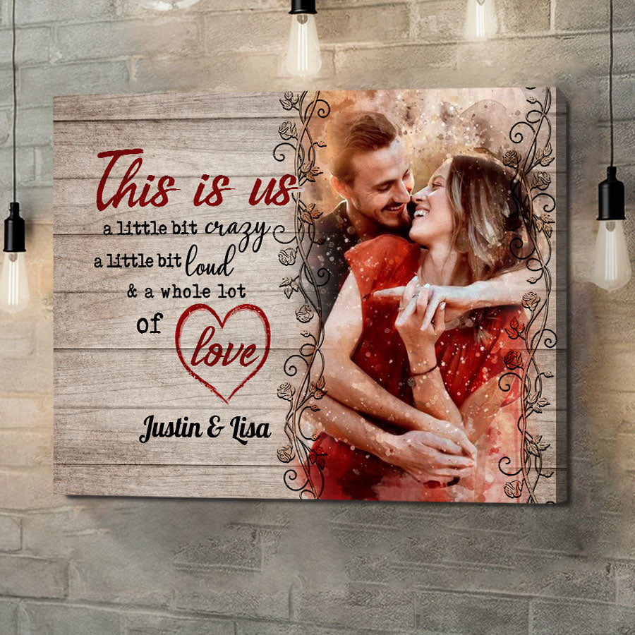Valentine Custom Canvas Wall Art