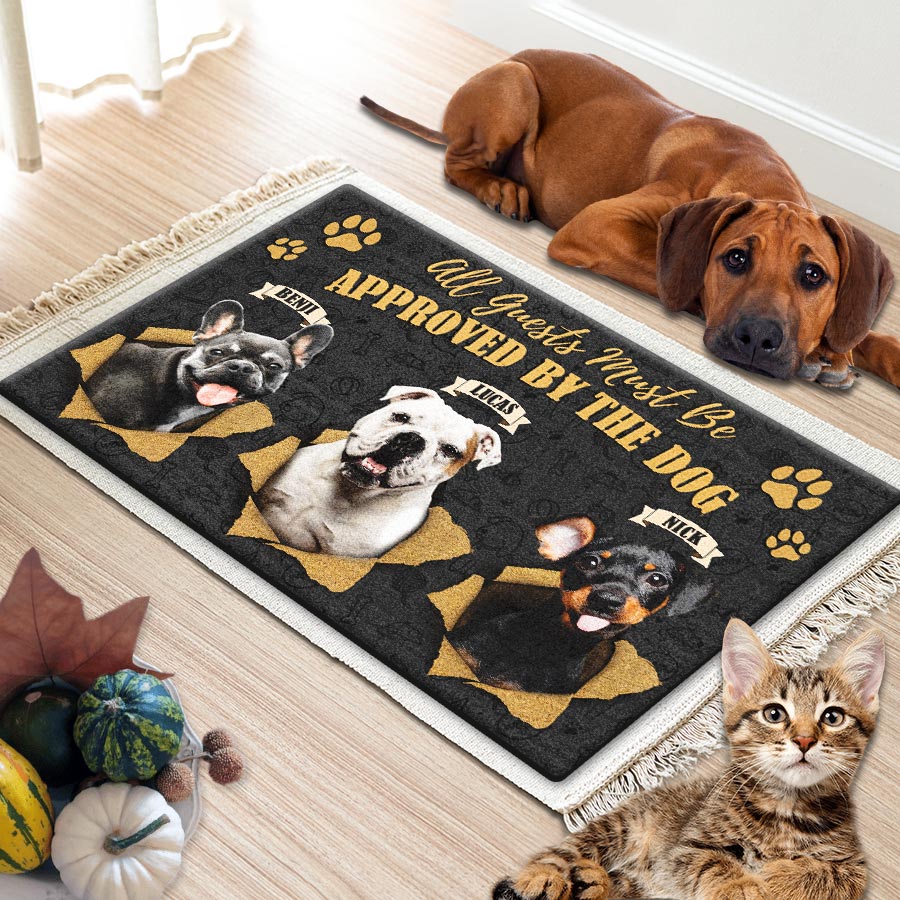 customized dog doormat
