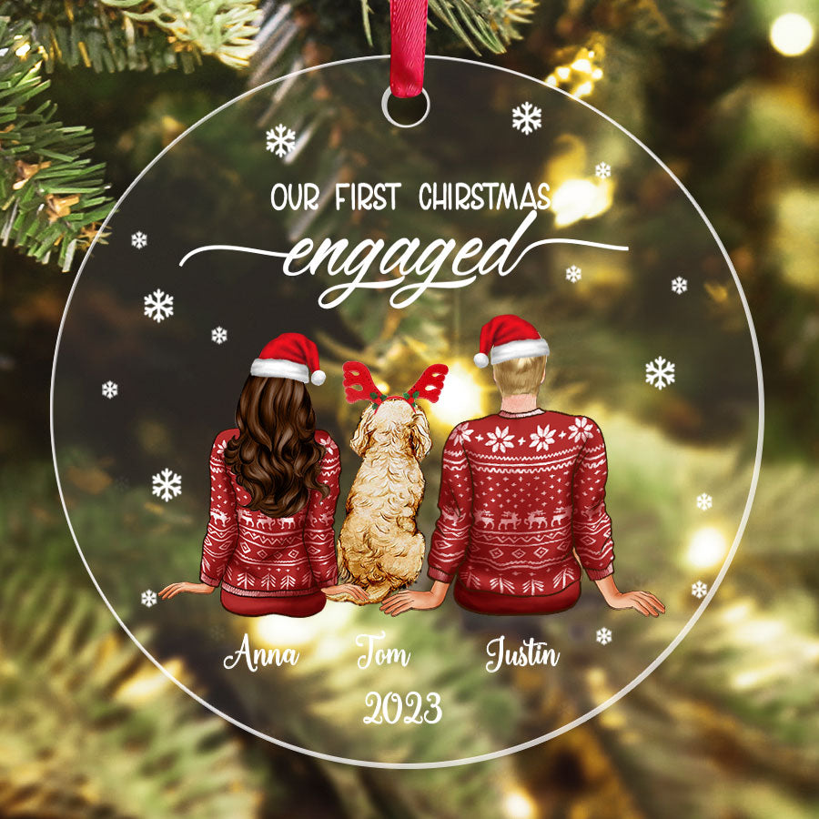 Engagement Ornament Personalized