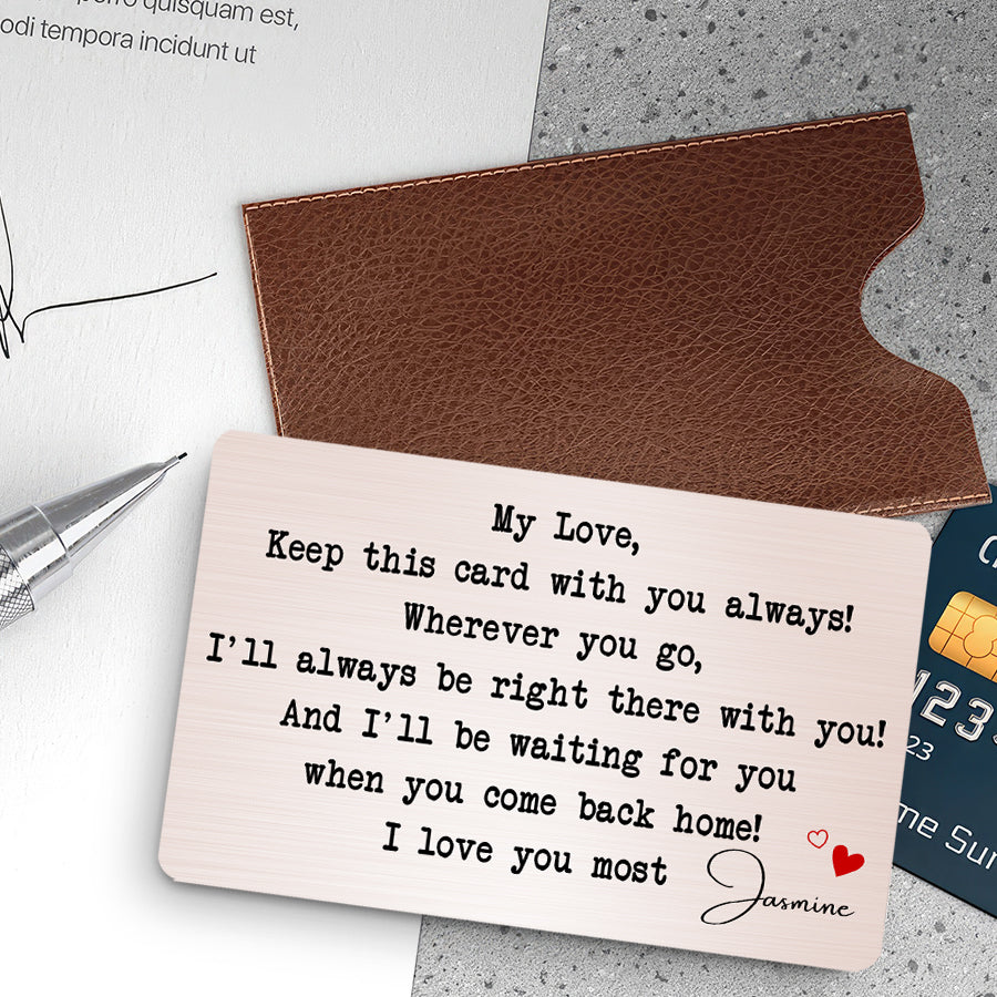 Personalized Wallet Card