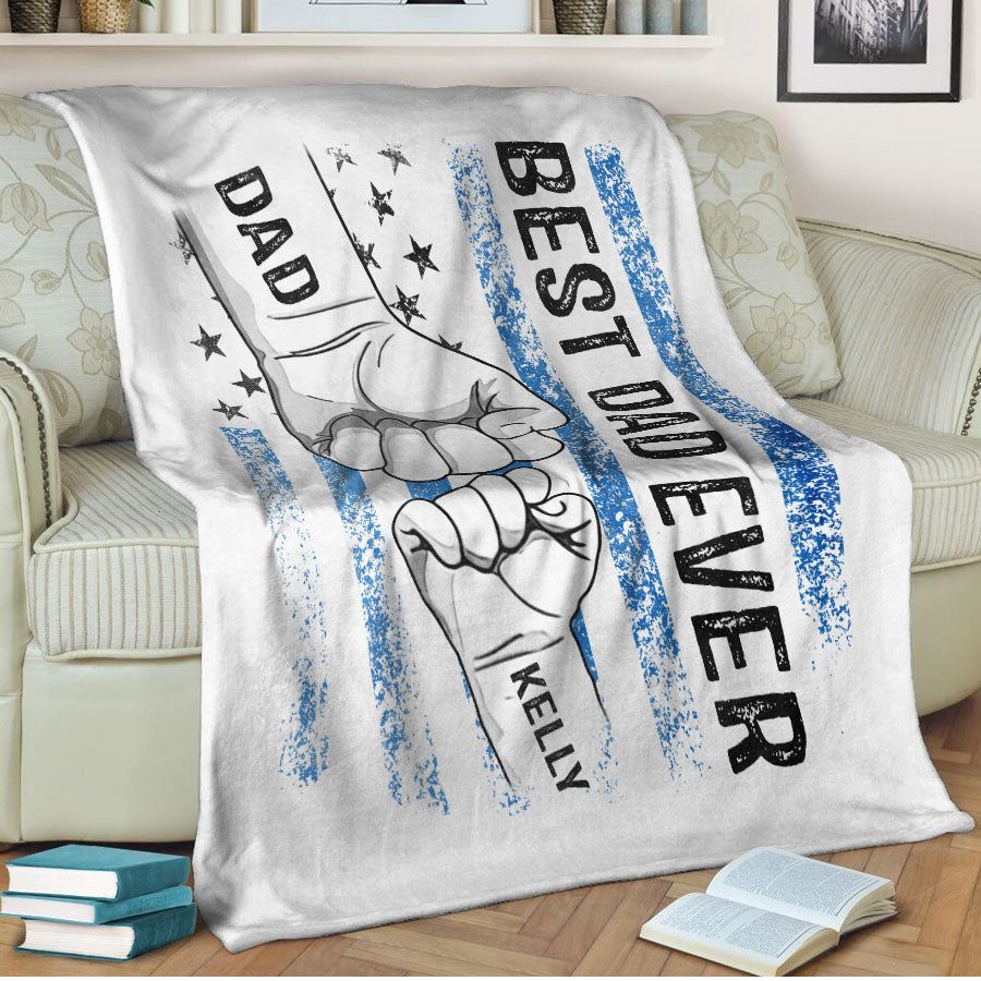 Personalized Father’s Day Blanket