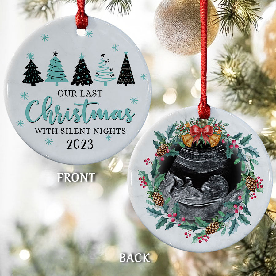 Custom Baby Bump Christmas Ornament