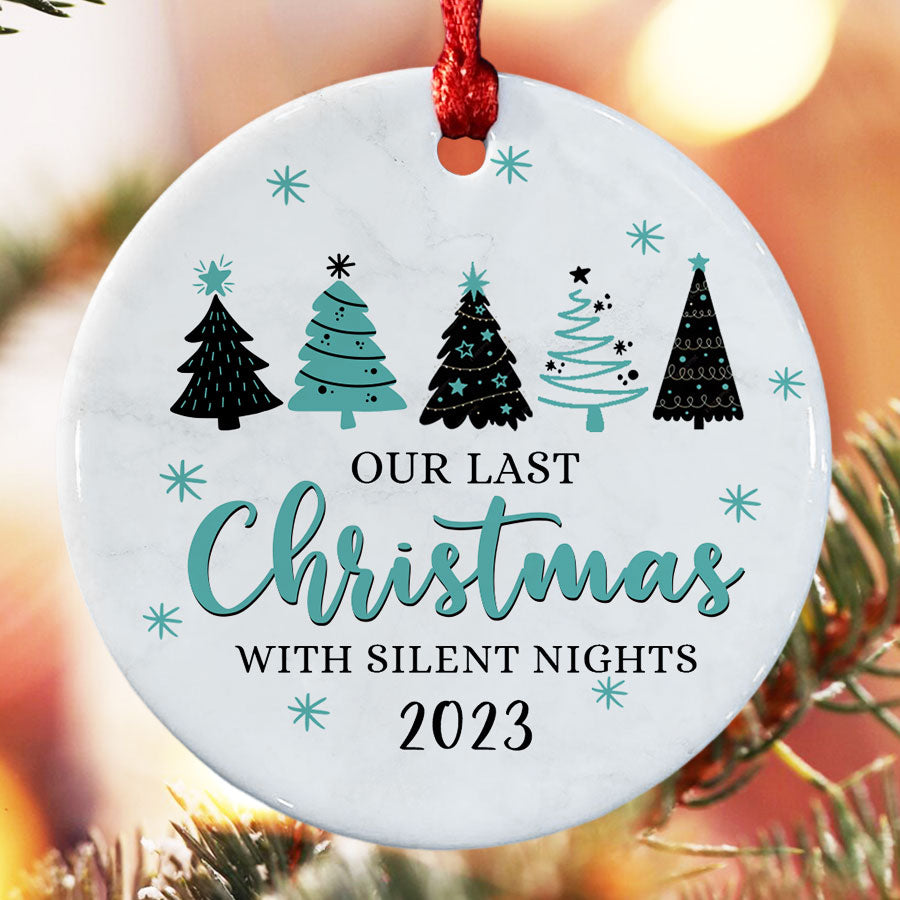 Custom Baby Bump Christmas Ornament