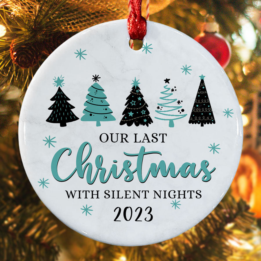 Custom Baby Bump Christmas Ornament