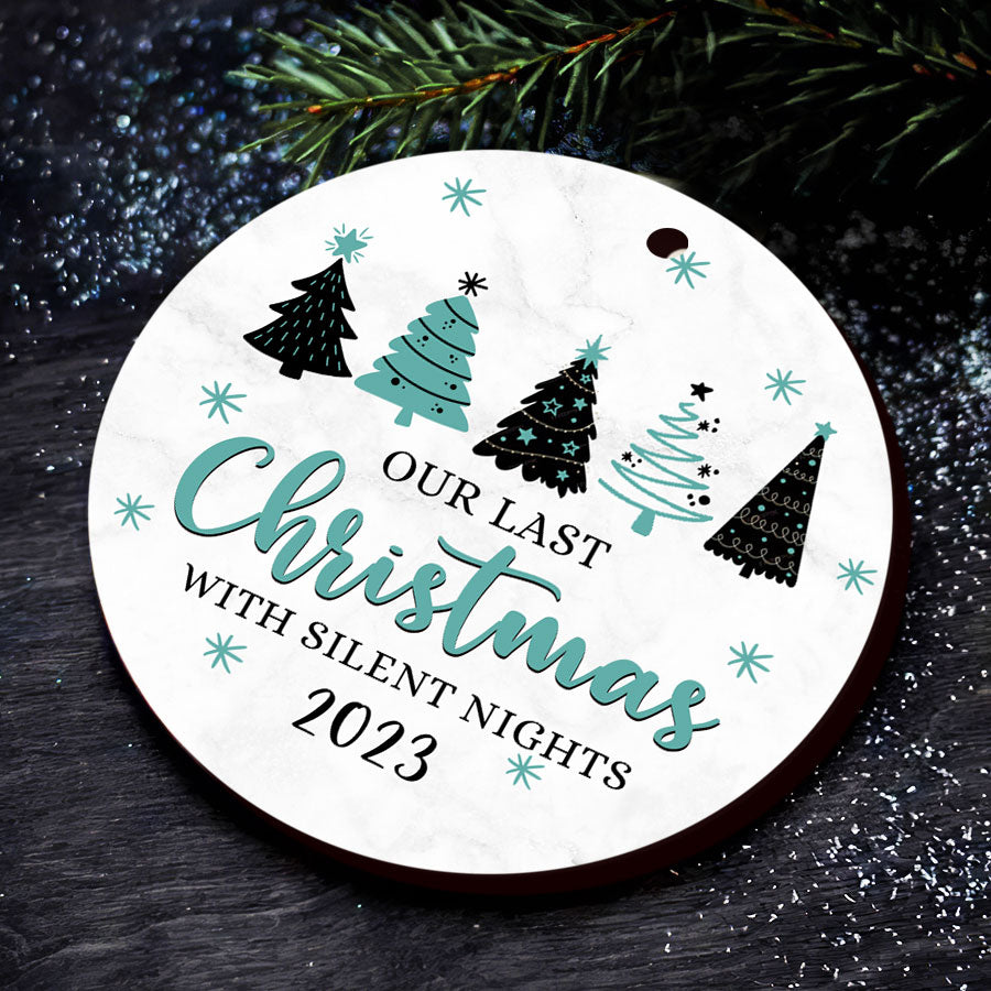 Custom Baby Bump Christmas Ornament