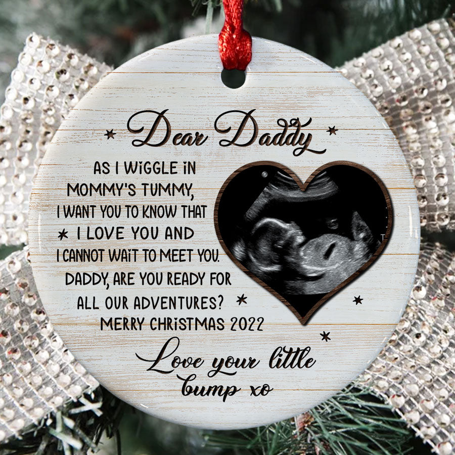 Christmas Ornament for Ultrasound Picture