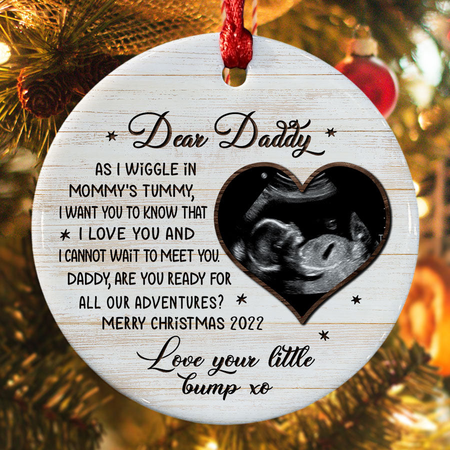 Christmas Ornament for Ultrasound Picture