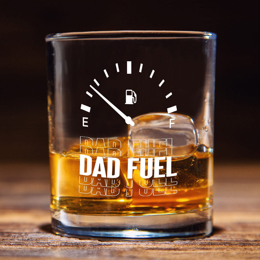 Custom Fathers Day Drinking Glass