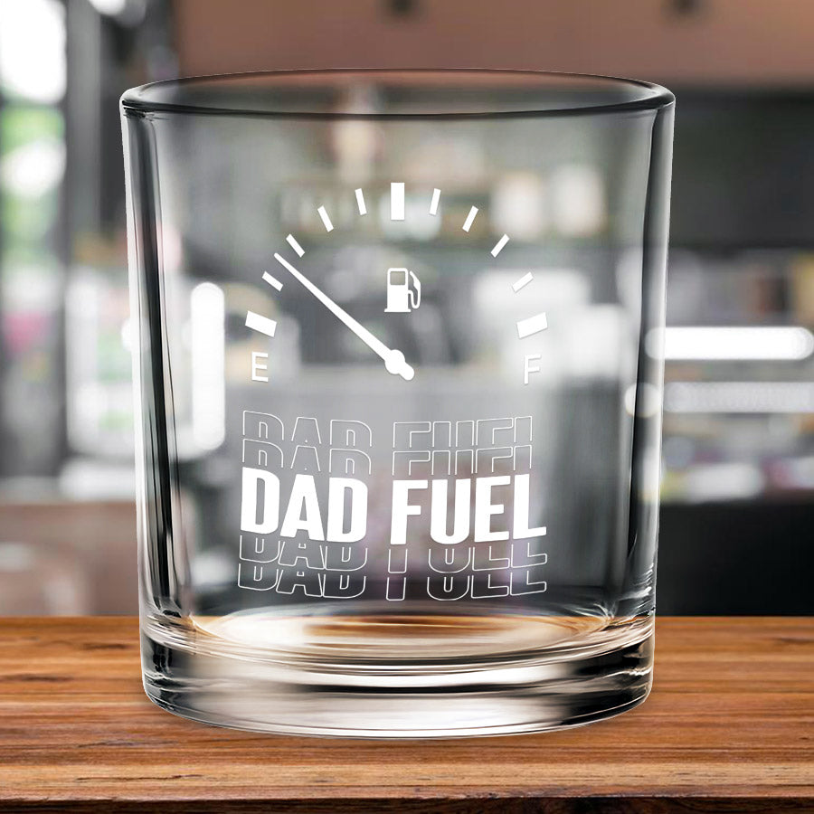 Custom Fathers Day Drinking Glass