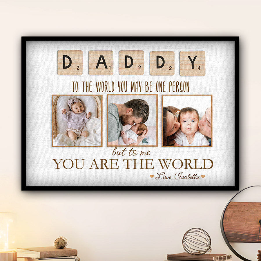 Custom Photo First Fathers Day Gift