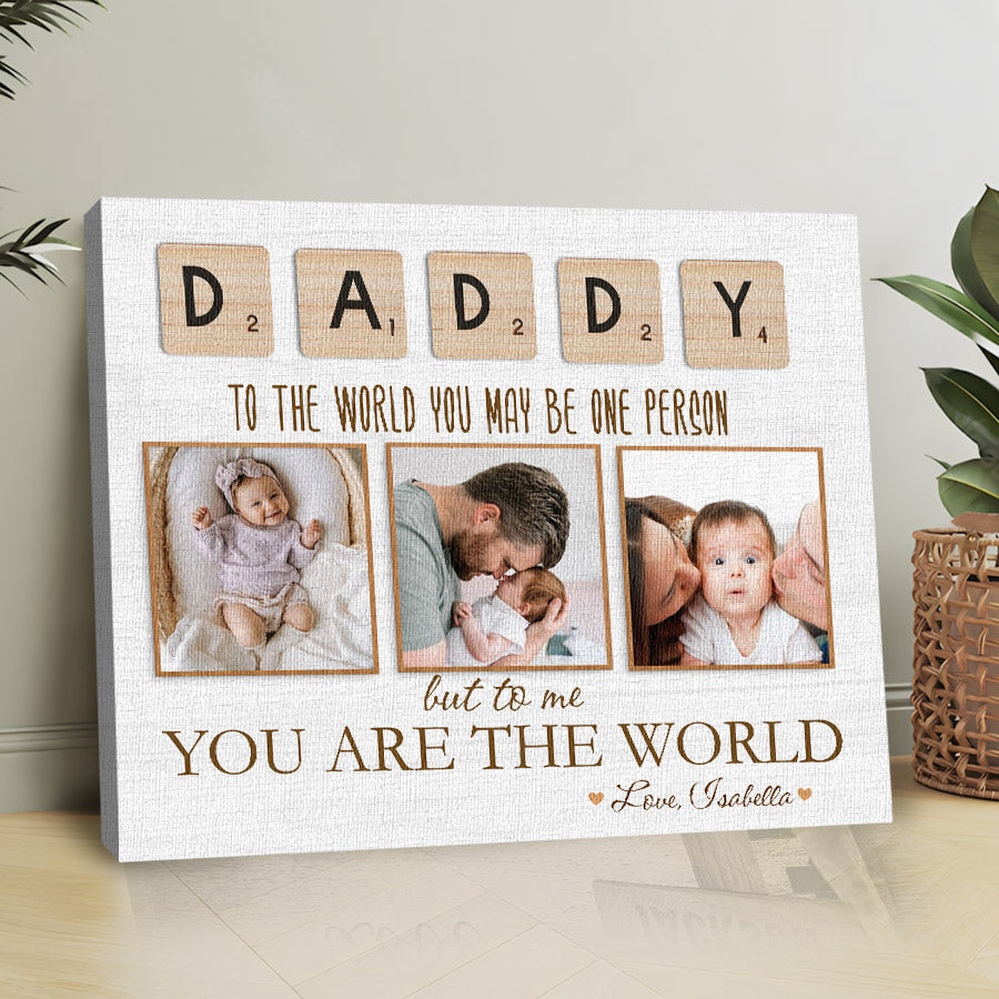 Custom Photo First Fathers Day Gift