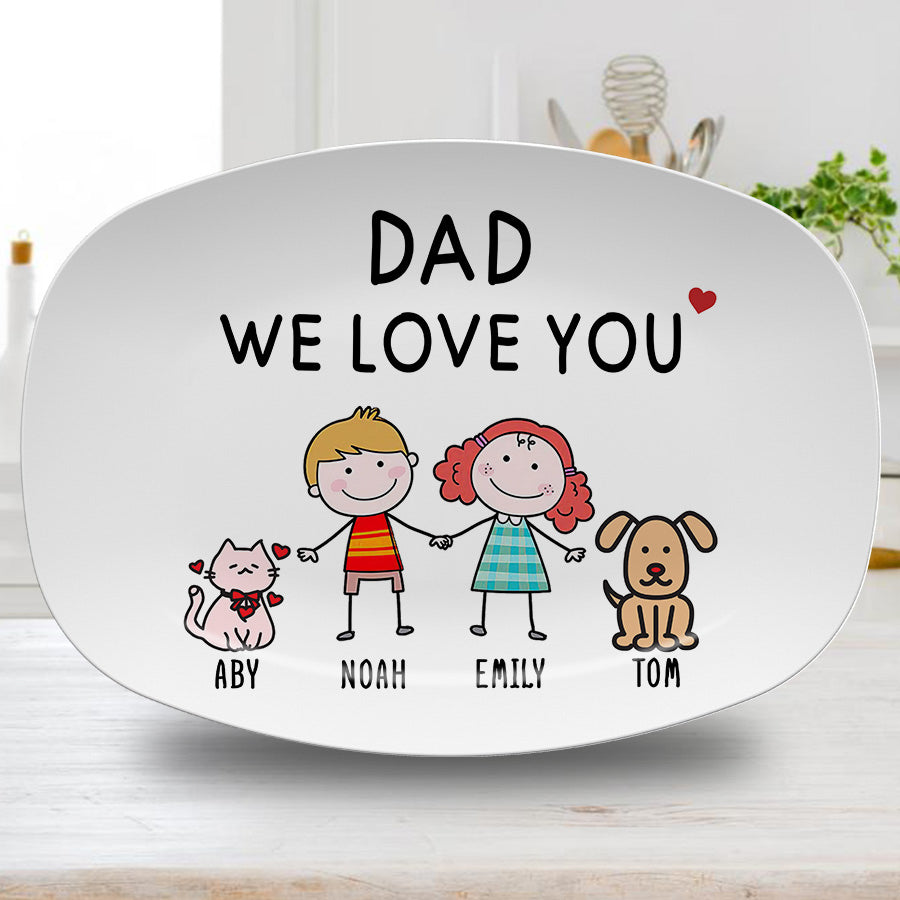 Cute Father’s Day Grill Plate