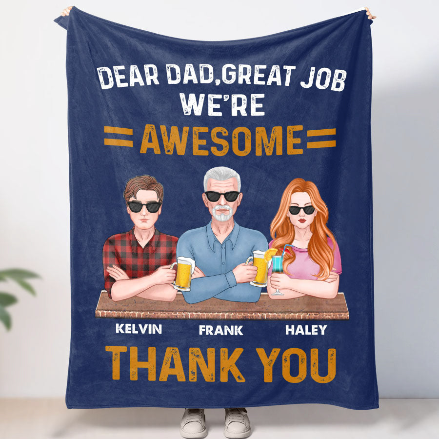 dear dad blanket