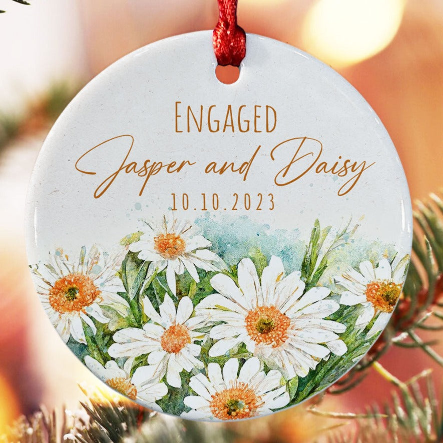Christmas Engagement Ornaments