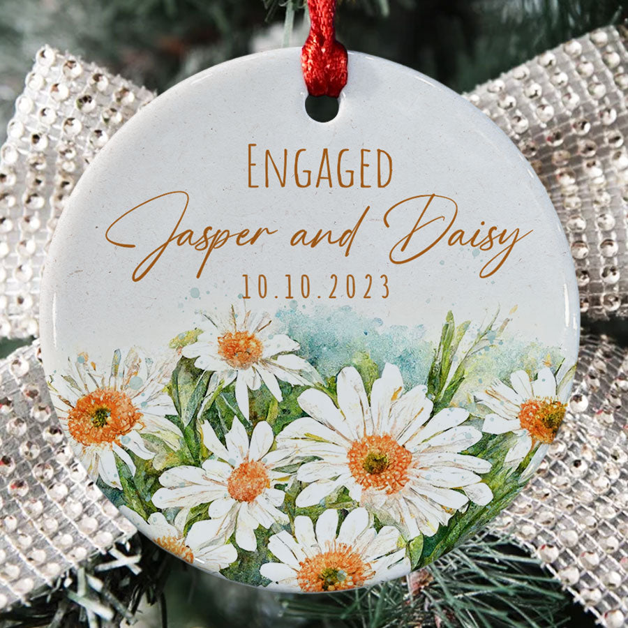 Christmas Engagement Ornaments