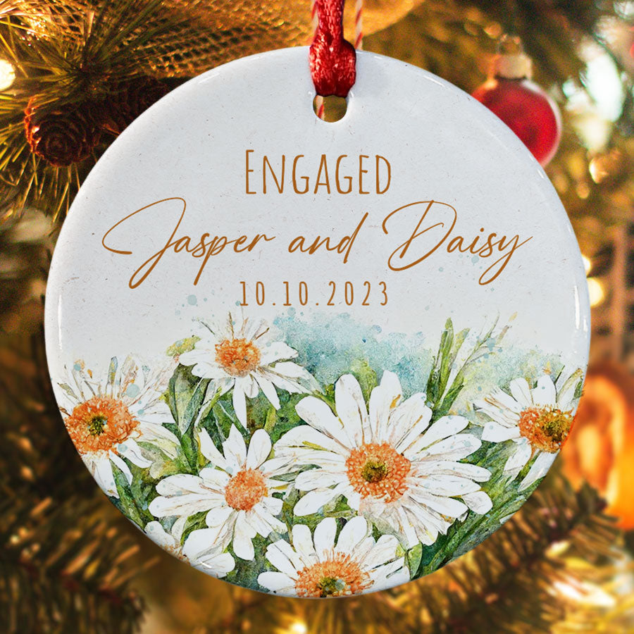 Christmas Engagement Ornaments