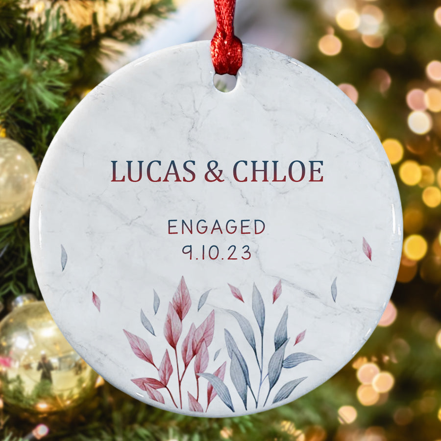 Christmas Ornaments Engagement