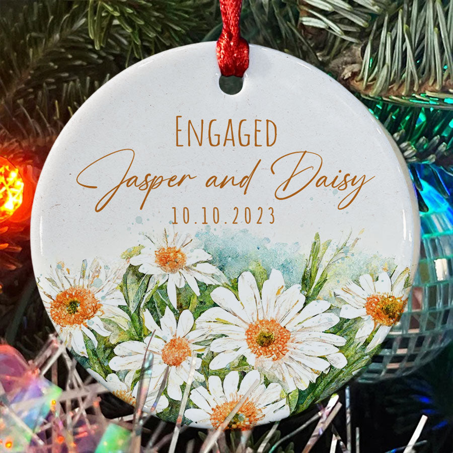 Christmas Engagement Ornaments