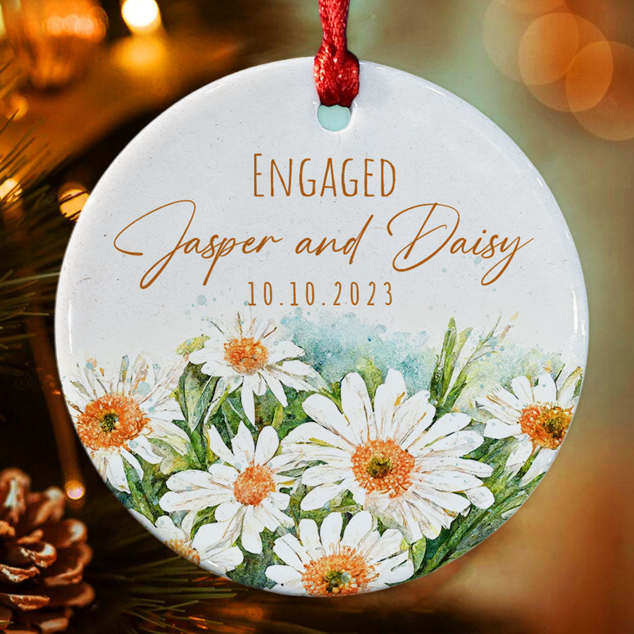 Christmas Engagement Ornaments