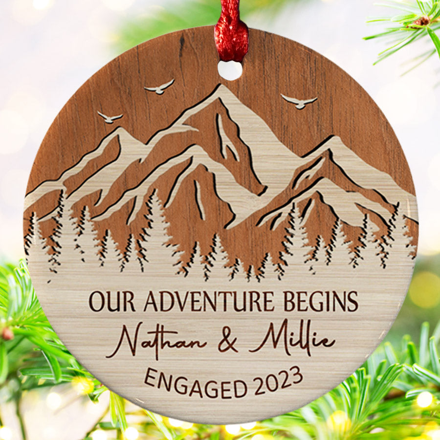 Moutain Ornaments with Names