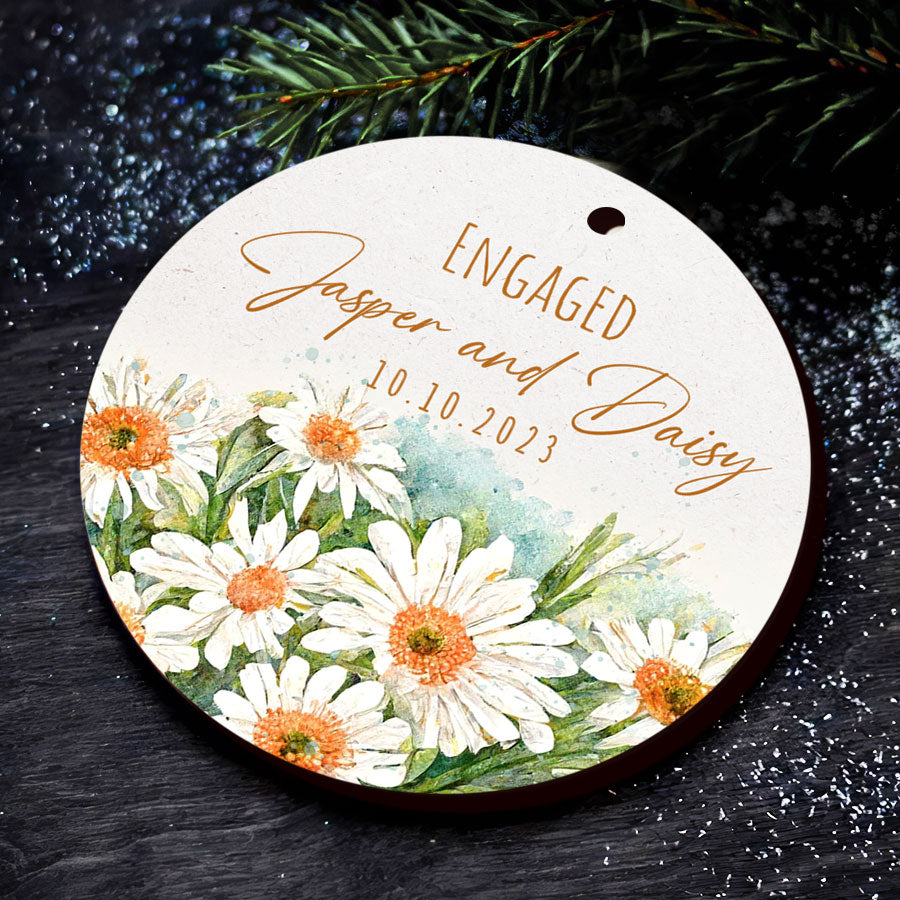 Christmas Engagement Ornaments