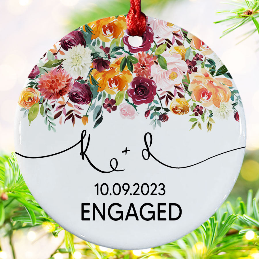 engagement ornament