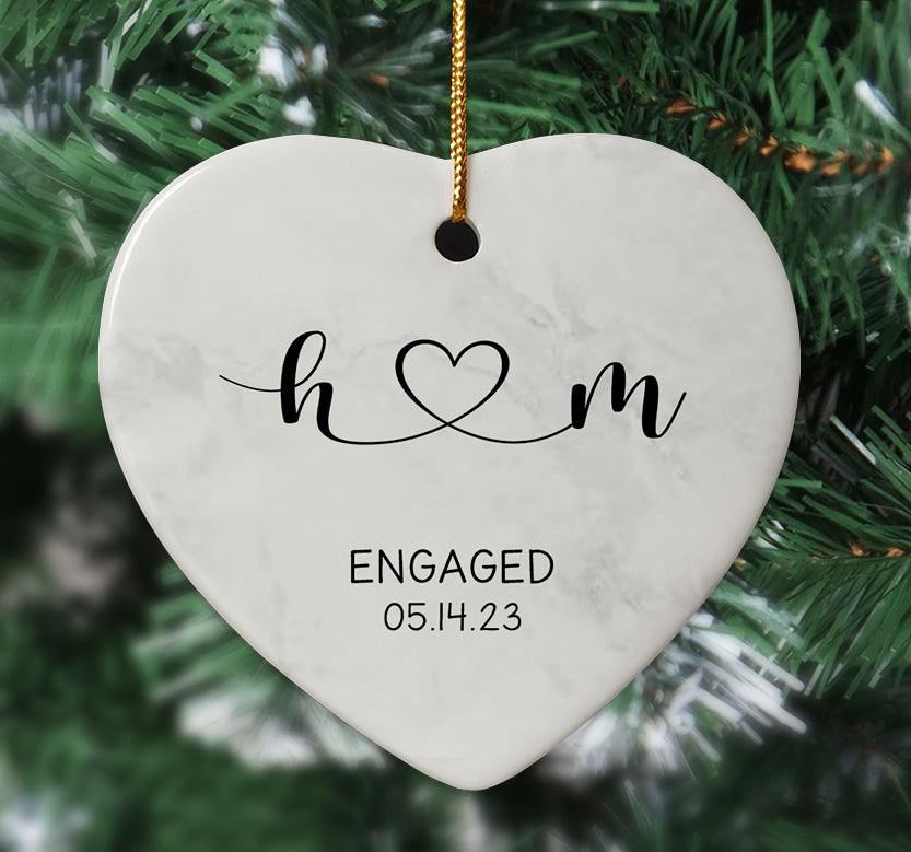 Custom Engagement Ornaments