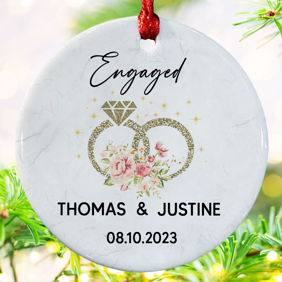 engagement ornaments