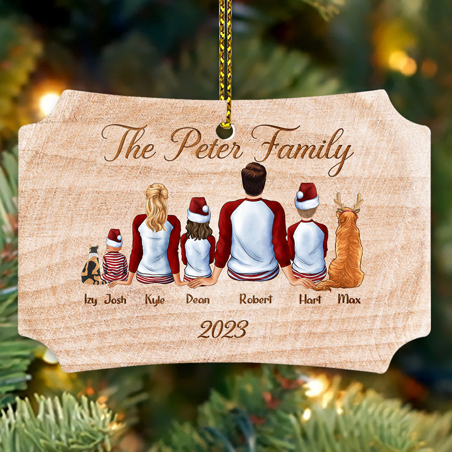 Family Christmas Ornaments With Pets