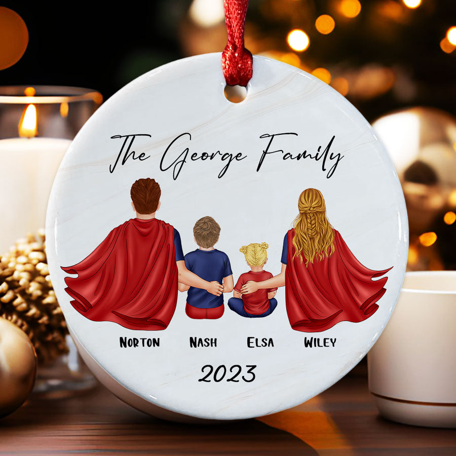 Family of 4 Ornament