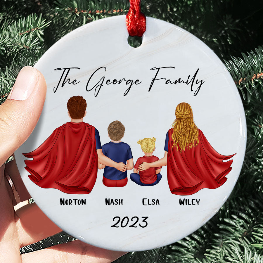 Family of 4 Ornament
