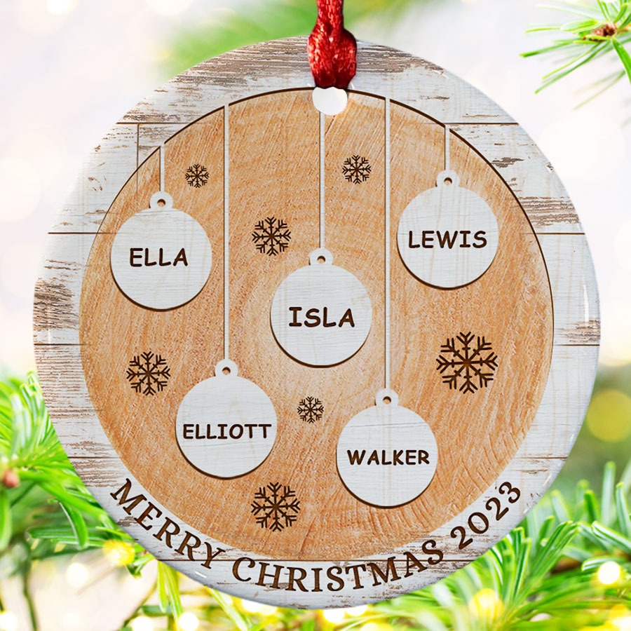 Family Ornament Personalized