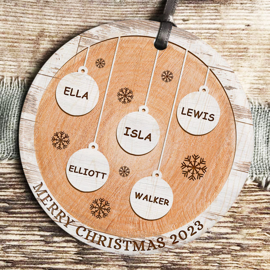 Family Ornament Personalized
