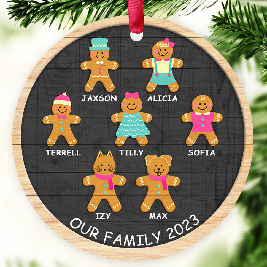 Customized Family Ornaments