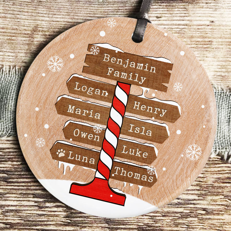 Family Personalized Ornaments